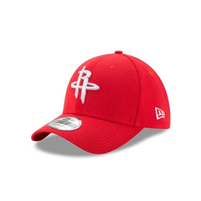 Red Houston Rockets Hat - New Era NBA Team Classic 39THIRTY Stretch Fit Caps USA1823907